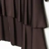 Women MIDI Tank Dress 2026 Summer Fashion Solid O-Neck Sleeveless Cascading Ruffle Female Elegant Street Dresses Clothes