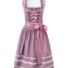 Women's German Dirndl Dress Costumes 2 Pieces for Oktoberfest Carnival Traditional Costume Beer Suit Festive Suit