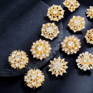 292ae228-8c78-4349-b6b5-2b7fc9628151.jpg 12PCS Fashion Elegant Brooch Set Bridal Wedding Bouquet Decorative Accessories