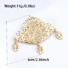 Elegant Middle Eastern Arabic Women Brooch Muslimah Hijab Accessory