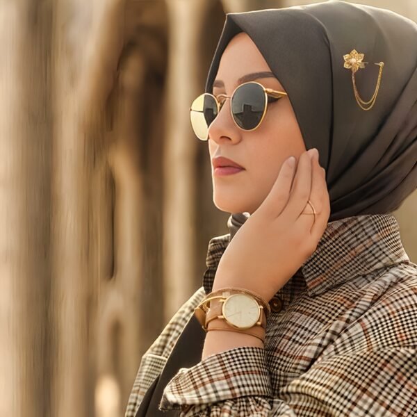 Classic Stylish Scarf Accessory Elegant Muslimah Fashion Brooch