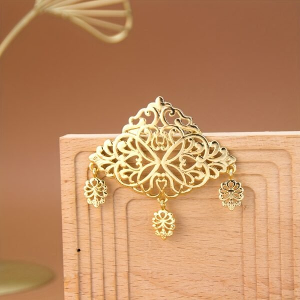 Elegant Middle Eastern Arabic Women Brooch Muslimah Hijab Accessory