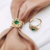 c960bb51-d82e-41e5-85c5-06d5b94cdbf8.jpg Dark Green Rhinestone Bow Multi-Functional Scarf Buckle Elegant Hijab Shawl Fastener