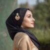 Royal Luxury Hijab Pin Elegant Muslimah Rhinestone Scarf Accessory