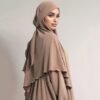 f33b7324-79c5-443e-a312-0a896648b795.jpg Long Muslimah Prayer Hijab with Tie Ready-to-Wear Headscarf for Abaya