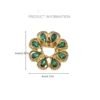 Women Multi-Functional Blue Scarf Clip Elegant Hijab Buckle Accessory