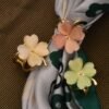 3PCS Minimalist Cat Eye Four-Leaf Clover Scarf Buckle Korean Style Hijab Accessories